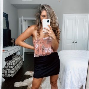 White House Black Market Skirt ZIP Back